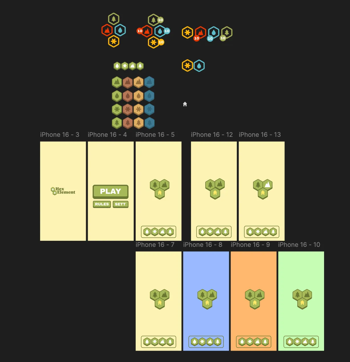hex element illustration